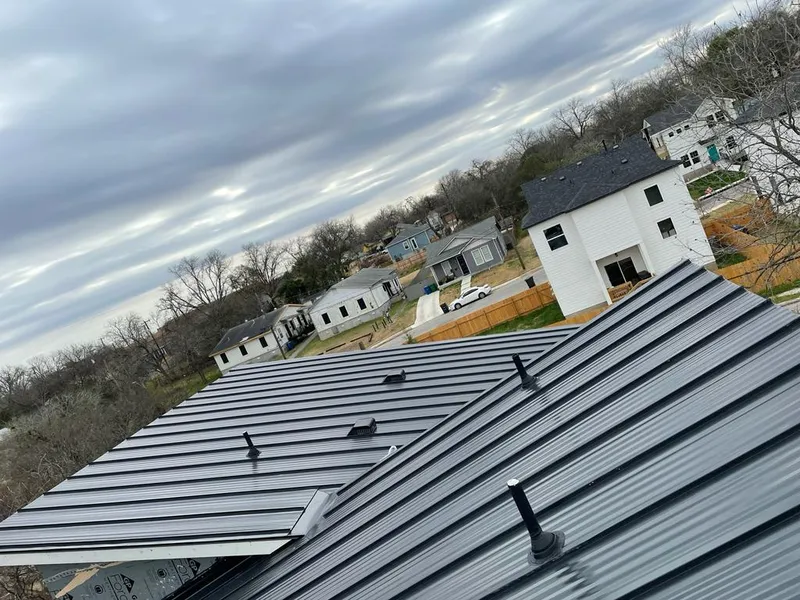 Standing seam metal roof panels with vents for Skylight Repair in Spanish Fork